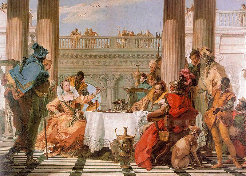 Giovanni Battista Tiepolo The Banquet of Cleopatra